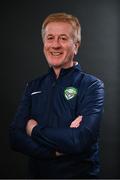 22 March 2021; Club Secretary Eamonn Kennedy during a Cabinteely FC squad portraits session at Stradbrook in Dublin. Photo by Eóin Noonan/Sportsfile