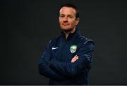 22 March 2021; First team coach Collin O'Neill during a Cabinteely FC squad portraits session at Stradbrook in Dublin. Photo by Eóin Noonan/Sportsfile
