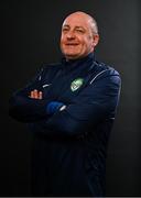 22 March 2021; First Team coach Eddie Gormley during a Cabinteely FC squad portraits session at Stradbrook in Dublin. Photo by Eóin Noonan/Sportsfile