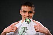 22 March 2021; Joe Hyland during a Cabinteely FC squad portraits session at Stradbrook in Dublin. Photo by Eóin Noonan/Sportsfile