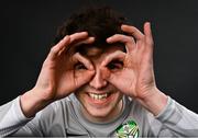 22 March 2021; Luca Gratzer during a Cabinteely FC squad portraits session at Stradbrook in Dublin. Photo by Eóin Noonan/Sportsfile