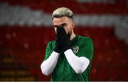 24 March 2021; Aaron Connolly of Republic of Ireland before the FIFA World Cup 2022 qualifying group A match between Serbia and Republic of Ireland at Stadion Rajko Mitic in Belgrade, Serbia. Photo by Stephen McCarthy/Sportsfile