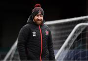 25 March 2021; Dundalk team manager Shane Keegan during a Dundalk training session at Oriel Park in Dundalk, Louth.  Photo by Ben McShane/Sportsfile