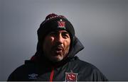 25 March 2021; Coach Filippo Giovagnoli during a Dundalk training session at Oriel Park in Dundalk, Louth.  Photo by Ben McShane/Sportsfile