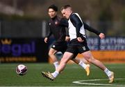 25 March 2021; Patrick McEleney during a Dundalk training session at Oriel Park in Dundalk, Louth.  Photo by Ben McShane/Sportsfile