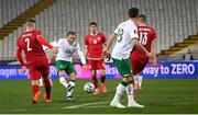 24 March 2021; Jeff Hendrick of Republic of Ireland has a shot on goal during the FIFA World Cup 2022 qualifying group A match between Serbia and Republic of Ireland at Stadion Rajko Mitic in Belgrade, Serbia. Photo by Stephen McCarthy/Sportsfile