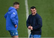 26 March 2021; Rónan Kelleher during the Leinster Rugby captains run at the RDS Arena in Dublin. Photo by Ramsey Cardy/Sportsfile
