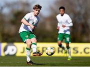 26 March 2021; Luca Connell of Republic of Ireland during the U21 international friendly match between Wales and Republic of Ireland at Colliers Park in Wrexham, Wales. Photo by David Rawcliffe/Sportsfile