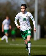 26 March 2021; Louie Watson of Republic of Ireland during the U21 International friendly match between Wales and Republic of Ireland at Colliers Park in Wrexham, Wales. Photo by David Rawcliffe/Sportsfile