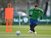 26 March 2021; Enda Stevens during a Republic of Ireland training session at the FAI National Training Centre in Abbotstown, Dublin. Photo by Seb Daly/Sportsfile