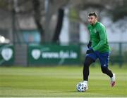 26 March 2021; Enda Stevens during a Republic of Ireland training session at the FAI National Training Centre in Abbotstown, Dublin. Photo by Seb Daly/Sportsfile