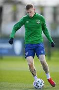 26 March 2021; James McClean during a Republic of Ireland training session at the FAI National Training Centre in Abbotstown, Dublin. Photo by Seb Daly/Sportsfile