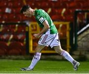 26 March 2021; Cian Bargary of Cork City celebrates after scoring his side's second goal during the SSE Airtricity League First Division match between Cork City and Cobh Ramblers at Turners Cross in Cork. Photo by Harry Murphy/Sportsfile