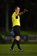 26 March 2021; Referee Gavin Colfer during the SSE Airtricity League First Division match between UCD and Athlone Town at the UCD Bowl in Belfield, Dublin. Photo by Seb Daly/Sportsfile