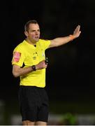 26 March 2021; Referee Gavin Colfer during the SSE Airtricity League First Division match between UCD and Athlone Town at the UCD Bowl in Belfield, Dublin. Photo by Seb Daly/Sportsfile