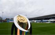 27 March 2021; A general view of the PRO14 trophy prior to the Guinness PRO14 Final match between Leinster and Munster at the RDS Arena in Dublin. Photo by Ramsey Cardy/Sportsfile