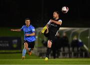 26 March 2021; Kurtis Byrne of Athlone Town in action against Sean Brennan of UCD during the SSE Airtricity League First Division match between UCD and Athlone Town at the UCD Bowl in Belfield, Dublin. Photo by Seb Daly/Sportsfile