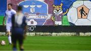 26 March 2021; Galway artwork is seen during the SSE Airtricity League First Division match between Galway United and Shelbourne at Eamonn Deacy Park in Galway. Photo by David Fitzgerald/Sportsfile