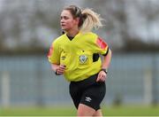 27 March 2021; Referee Claire Purcell during the SSE Airtricity Women's National League match between Wexford Youths and Peamount United at Ferrycarrig Park in Wexford. Photo by Michael P Ryan/Sportsfile