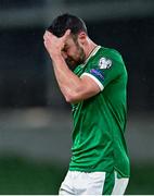 27 March 2021; Enda Stevens of Republic of Ireland following the FIFA World Cup 2022 qualifying group A match between Republic of Ireland and Luxembourg at the Aviva Stadium in Dublin. Photo by Eóin Noonan/Sportsfile