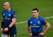 27 March 2021; Rónan Kelleher of Leinster, right, and Rhys Ruddock of Leinster during the Guinness PRO14 Final match between Leinster and Munster at the RDS Arena in Dublin. Photo by Ramsey Cardy/Sportsfile