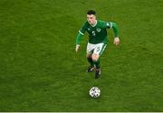 27 March 2021; Ciaran Clark of Republic of Ireland during the FIFA World Cup 2022 qualifying group A match between Republic of Ireland and Luxembourg at the Aviva Stadium in Dublin. Photo by Piaras Ó Mídheach/Sportsfile