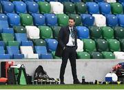 28 March 2021; Northern Ireland manager Ian Baraclough during the International friendly match between Northern Ireland and USA at the National Football Stadium at Windsor Park in Belfast. Photo by David Fitzgerald/Sportsfile