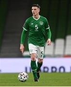 27 March 2021; Ciaran Clark of Republic of Ireland during the FIFA World Cup 2022 qualifying group A match between Republic of Ireland and Luxembourg at the Aviva Stadium in Dublin. Photo by Harry Murphy/Sportsfile