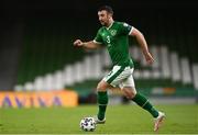 27 March 2021; Enda Stevens of Republic of Ireland during the FIFA World Cup 2022 qualifying group A match between Republic of Ireland and Luxembourg at the Aviva Stadium in Dublin. Photo by Harry Murphy/Sportsfile