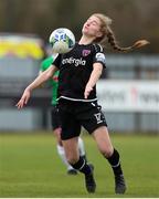27 March 2021; Aoibheann Clancy of Wexford Youths during the SSE Airtricity Women's National League match between Wexford Youths and Peamount United at Ferrycarrig Park in Wexford. Photo by Michael P Ryan/Sportsfile