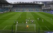 28 March 2021; A general view of action during the International friendly match between Northern Ireland and USA at National Football Stadium at Windsor Park in Belfast. Photo by David Fitzgerald/Sportsfile
