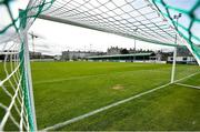 28 March 2021; A view of a goal mouth before the SSE Airtricity League First Division match between Bray Wanderers and Treaty United at the Carlisle Grounds in Bray, Wicklow. Photo by Seb Daly/Sportsfile