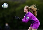 27 March 2021; Medbh Ryan of Treaty United during the SSE Airtricity Women's National League match between Bohemians and Treaty United at Oscar Traynor Centre in Coolock, Dublin. Photo by Piaras Ó Mídheach/Sportsfile