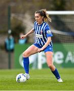 27 March 2021; Emma Costelloe of Treaty United during the SSE Airtricity Women's National League match between Bohemians and Treaty United at Oscar Traynor Centre in Coolock, Dublin. Photo by Piaras Ó Mídheach/Sportsfile