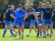 29 March 2021; Ross Byrne during Leinster Rugby squad training at UCD in Dublin. Photo by Ramsey Cardy/Sportsfile