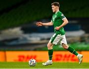 27 March 2021; Dara O'Shea of Republic of Ireland during the FIFA World Cup 2022 qualifying group A match between Republic of Ireland and Luxembourg at the Aviva Stadium in Dublin. Photo by Eóin Noonan/Sportsfile
