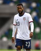 28 March 2021; Kellyn Acosta of USA during the International friendly match between Northern Ireland and USA at National Football Stadium at Windsor Park in Belfast. Photo by David Fitzgerald/Sportsfile