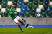 28 March 2021; Ciaron Brown of Northern Ireland during the International friendly match between Northern Ireland and USA at National Football Stadium at Windsor Park in Belfast. Photo by David Fitzgerald/Sportsfile