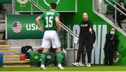 28 March 2021; USA manager Gregg Berhalter during the International friendly match between Northern Ireland and USA at National Football Stadium at Windsor Park in Belfast. Photo by David Fitzgerald/Sportsfile