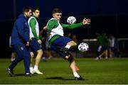 29 March 2021; Dara O'Shea during a Republic of Ireland training session at the Debrecen Football Academy in Debrecen, Hungary. Photo by Stephen McCarthy/Sportsfile