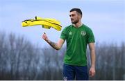 29 March 2021; Troy Parrott during a Republic of Ireland training session at the Debrecen Football Academy in Debrecen, Hungary. Photo by Stephen McCarthy/Sportsfile
