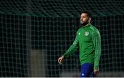 29 March 2021; Cyrus Christie during a Republic of Ireland training session at the Debrecen Football Academy in Debrecen, Hungary. Photo by Stephen McCarthy/Sportsfile