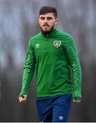 29 March 2021; Ryan Manning during a Republic of Ireland training session at the Debrecen Football Academy in Debrecen, Hungary. Photo by Stephen McCarthy/Sportsfile