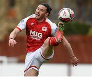 27 March 2021; Ronan Coughlan of St Patrick's Athletic during the SSE Airtricity League Premier Division match between St Patrick's Athletic and Drogheda United at Richmond Park in Dublin. Photo by Matt Browne/Sportsfile