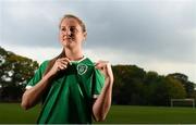 5 April 2021; Republic of Ireland's Kyra Carusa poses for a portrait. Photo by Stephen McCarthy/Sportsfile