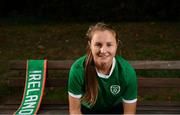 5 April 2021; Republic of Ireland's Kyra Carusa poses for a portrait. Photo by Stephen McCarthy/Sportsfile