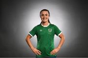 5 April 2021; Niamh Farrelly during a Republic of Ireland Women portrait session at the Castleknock Hotel in Dublin. Photo by Stephen McCarthy/Sportsfile