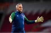 30 March 2021; Goalkeeping coach Dean Kiely before the international friendly match between Qatar and Republic of Ireland at Nagyerdei Stadion in Debrecen, Hungary. Photo by Stephen McCarthy/Sportsfile
