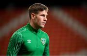 30 March 2021; James Collins of Republic of Ireland before the international friendly match between Qatar and Republic of Ireland at Nagyerdei Stadion in Debrecen, Hungary. Photo by Stephen McCarthy/Sportsfile