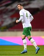 30 March 2021; Shane Duffy of Republic of Ireland during the international friendly match between Qatar and Republic of Ireland at Nagyerdei Stadion in Debrecen, Hungary. Photo by Stephen McCarthy/Sportsfile